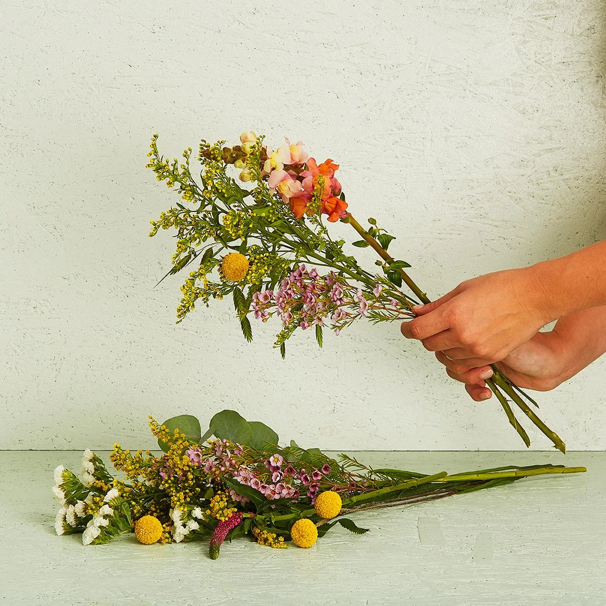 Floristens kreative buket (høj buket)